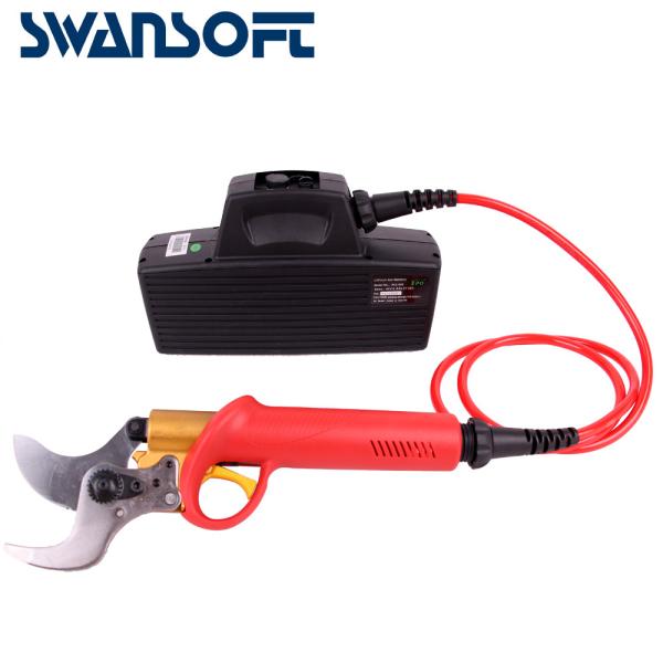 Swansoft 4.0CM Electric Pruner Lithium Power Electric Pruning Shear with CE Certificate for Vineyard and Orchard