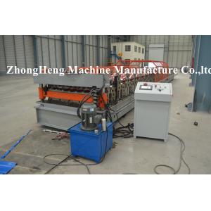 China Hydraulic Roofing Sheet Roll Forming Machine with 18 stations of forming rollers supplier