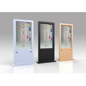China Floor Stand Transparent OLED Screen , Thin And Light Advertising Kiosks Displays supplier