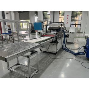 China Nueva condición Línea de producción de filtros de aire con máquina plegadora totalmente automática y otros procesos wholesale