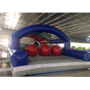 China The Newest Running Obstacle Inflatable Sports Games With Balls Fixed 9m Long supplier