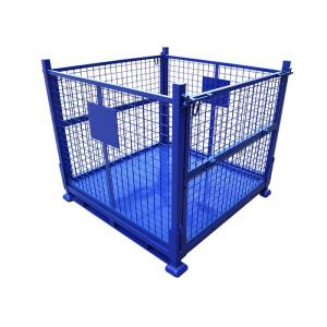 China Collapsible Pallet Mesh Cage Stackable Stillages Storage Container supplier