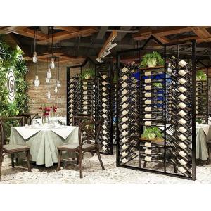 Gloss Black Stainless Steel Wine Cellar Racks Chrome