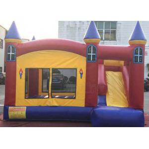Kids PVC Tarpaulin Inflatable Jumping Castle With Slide
