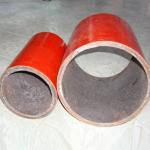 Abrasion resistant ceramic lined pipe