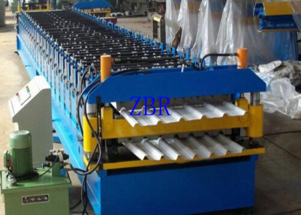 Fully Automatic Double Layer Roll Forming Machine , Continuous Layout Rolling Forming Machine