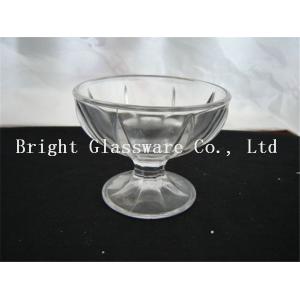 China 7oz glass ice cream bowl, glass cup sale supplier