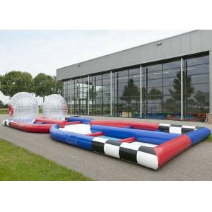 China Custom Inflatable Sports Games , 0.55mm PVC Tarpaulin Inflatable Zorb Ball Track supplier