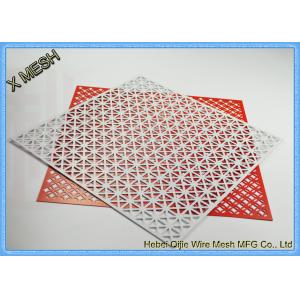 China Architectural Facades Honeycomb Perforated Sheet Metal Stainless Steel Material supplier