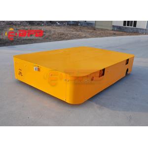 China Steerable Tractor Trailer 16T Trackless Transfer Cart Wireless supplier