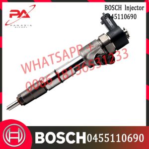 China Les injecteurs de carburant diesel de moteur de rail commun automatique commun de pièces de rechange équipe 0445110691 0445110690 d'un gicleur pour le moteur d'Isuzu 4JB1 supplier