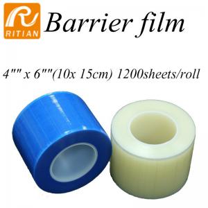 China Disposable Dental Barrier Film Anti Bacterium Tape Barrier Roll 1200 Sheets supplier
