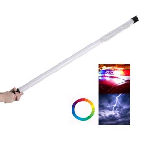 DMX 4ft LED RGB Video Tube Light Wand Rechargeable Battery Photographic Light Stick 360 Colors 10 effects