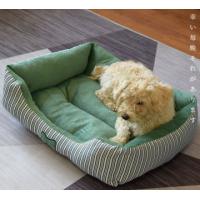 China Machine Washable High Elastic PP Cotton Dog Beds For Medium Large Multiple Dogs on sale