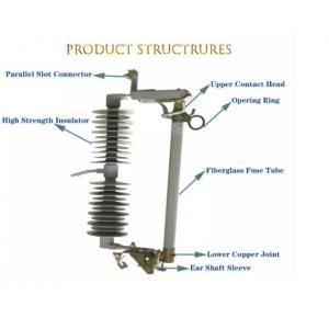 40.5kV Polymer Fuse Cut Out / Composite Drop Fuse Cutout with IEC Standard