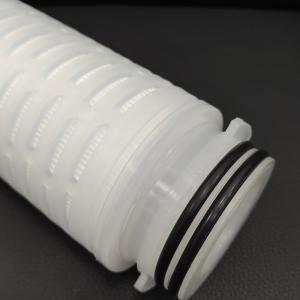 China PP Pleated Filter Cartridge For Water RO Pre Filtration 0.1um 0.22um 0.45um supplier