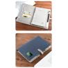 China Moistureproof Power Bank Smart Notebook , Leather Notepad With Wireless Charger wholesale