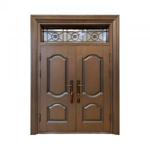 Entrance Security Steel Doors , Modern Design Double Exterior Entry Door