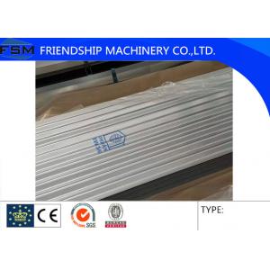 Corrugated Wave Hot Dipped Galvanized Steel Sheet , Corrugated Steel Sheet 800mm Width