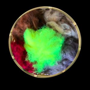 China Fibra de grampo de poliéster tingida narcótico não Siliconized da proteção ambiental para girar supplier