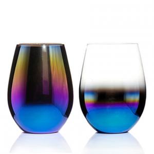 China New Design Fashion Plating Lead - Free Crystal Wine Glass Champagne Glass supplier