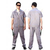 China Customized Unisex Cotton Work Clothes for Men and Women Two Pieces Industrial Uniform on sale
