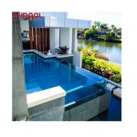 China Pool Container Acrylic Plexiglass Sheet for Outdoor Infinity Swimming Pool Design on sale