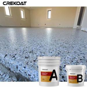 Unique Epoxy Flake Floor Coating Customized Patterns Mica Flakes In Epoxy Sound Reduction Floor