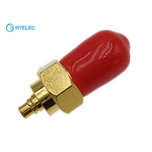China MMCX Female Connector To Screw Sma Female Golden Plated Straight Coaxial Adapter supplier