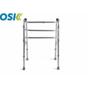 China CE Approved Handicap Walking Aids , Four Legged Mobility Aid Walkers Steel Material supplier