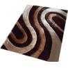 China waves circles polyester plush shaggy carpet home rug soft decoration colors available wholesale