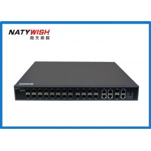 China FTTH Network Solution EPON OLT , Portable Space Saving OLT GEPON 442*44*315mm supplier