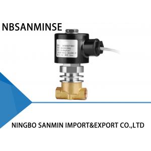 China CO2 Liquid Steam Brass Solenoid Valve Normally Closed High / Low Temperature supplier