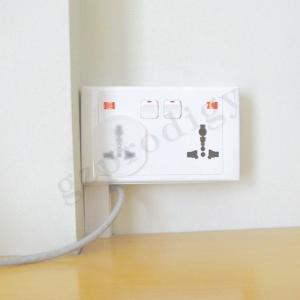 Prodigy Transparent Pin Socket Protector Cover Anti Collision Childproof Outlet Plug Covers