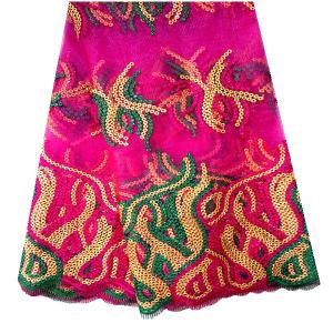 multicolor latest african lace fabrics 2015