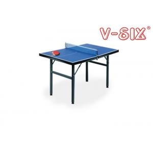 China Easy Install Folding Kids Table Tennis Table 12mm Table Thickness With Post / Net supplier