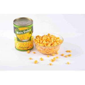 China Nutritious Canned Sweet Corn / Canned Yellow Corn Kernels No Preservative wholesale