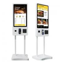 China Kiosk Software Floor Standing Self Food Ordering Machine Touch Screen Kiosk on sale