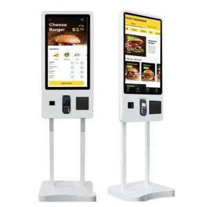 Kiosk Software Floor Standing Self Food Ordering Machine Touch Screen Kiosk