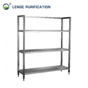 3 Layers Storage Rack Stainless Steel Furnishing For Pharmaceutical Factory