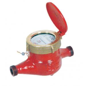 China Magnetic Drive Hot Water Meter , Iron Body DN20 Smart Home Water Meter supplier