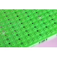 China Thermoplastic Rubber Artificial Grass Drainage Underlay Green For Sport Field on sale