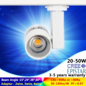 China 10 degree beam angle 50W cree led fixtures led tracklight cool white light competitive led products with ce rohs supplier
