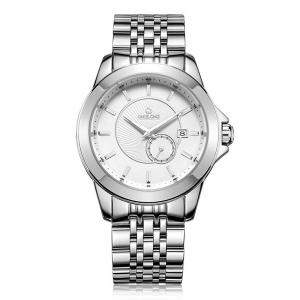 China Waterproof Copper Dial Quartz Stainless Steel Watch Luminous Men Mechanical Watch supplier