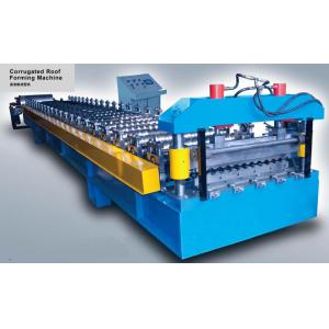 China 16 Stations Corrugated Metal Roof Sheet Roll Forming Machine With CE Certification supplier