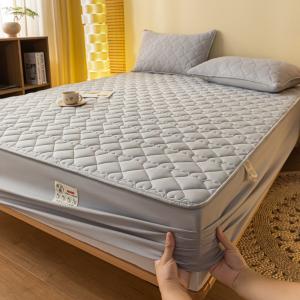 Fitted Bed Sheet Mattress Protector for Twin Full King Queen Size Customized Design