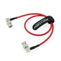 China 12G SDI Flexible Coaxial Cable BNC Male to Male Right Angle for RED Komodo| Atomos Monitor 75 Ohm Shielded Cable on sale