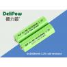 China Green Color Low Temperature Rechargeable Batteries AA1600mah Capacity wholesale