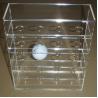 China Acrylic Clear Golf Ball Display Case Counter top Plexiglass Ball Holder Riser wholesale