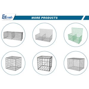 China Direct Wholesale Good Quality Hot Dipped Galvanized Gabion Cages Hexagonal Wire Mesh Woven Gabion Box For Wall Gabion wholesale
